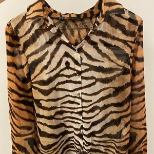 Leopard print blouse
